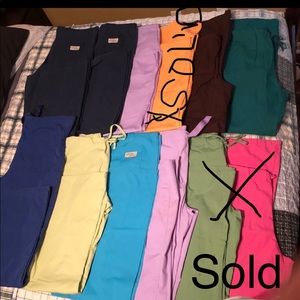 Scrub Pants Size XS and XXS $5 each or $40 / 9